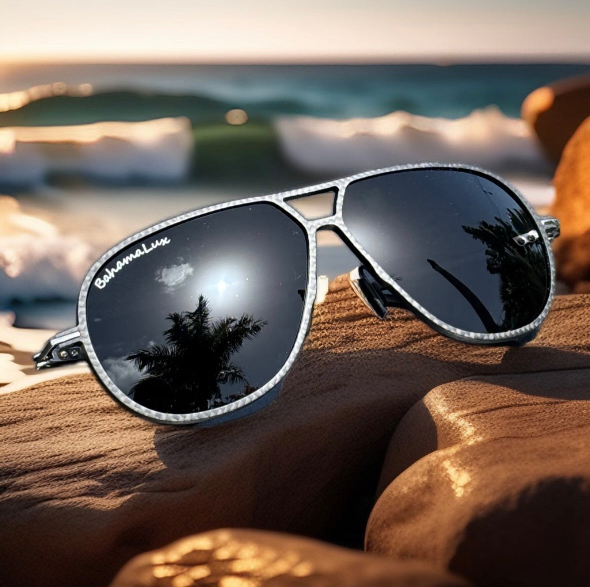 Bahama Lux Carbon Fiber “Eyecon” Aviator
